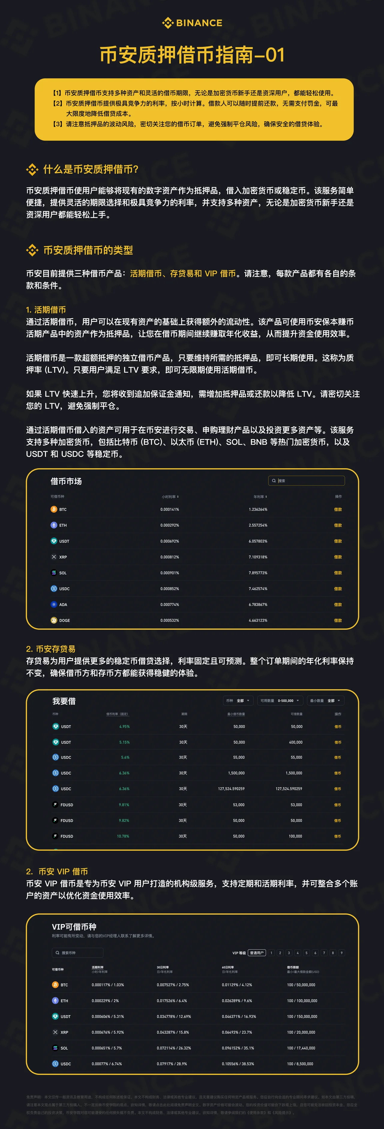 币安质押借币指南-1：教学图解